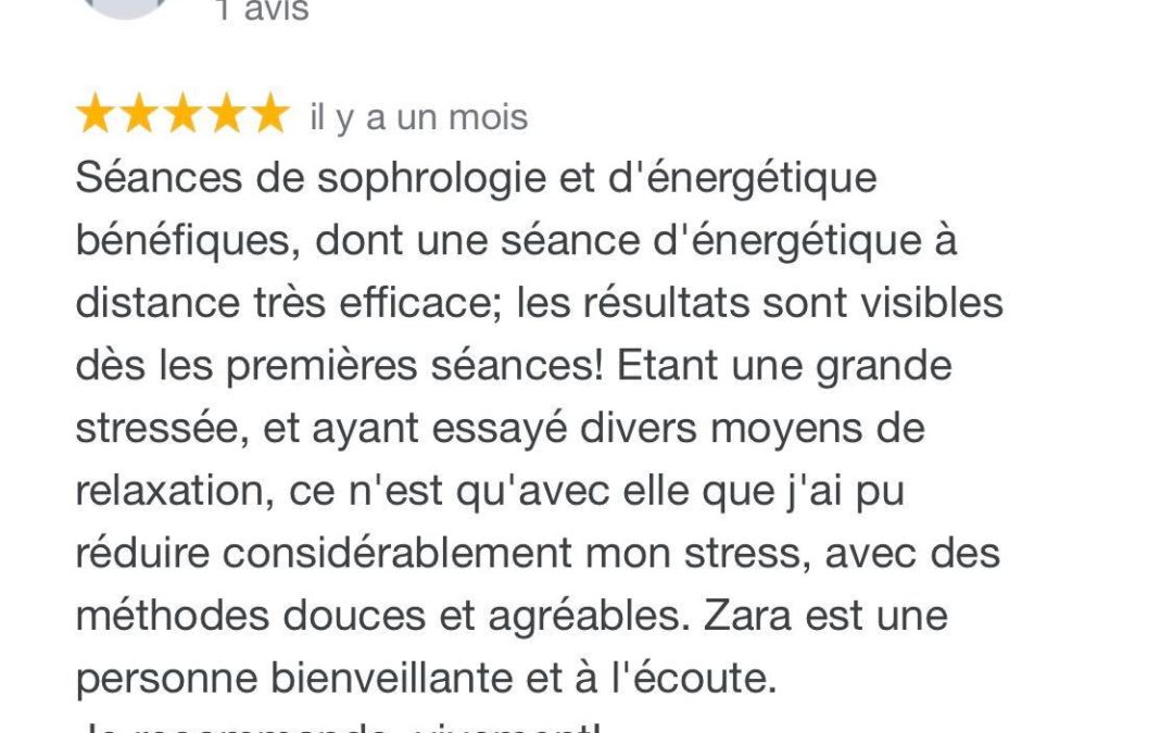[TEMOIGNAGE]
 Je te propose ce très beau partage d…
