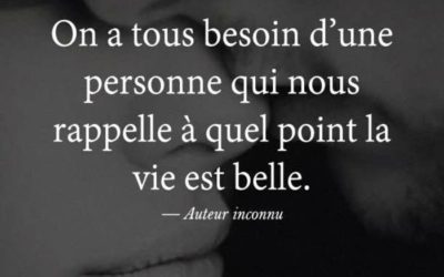 [LA VIE EST BELLE]
 " Ne me dites pas que la …