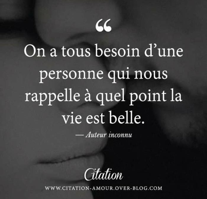 [LA VIE EST BELLE]
 " Ne me dites pas que la …