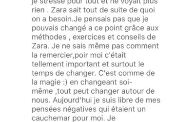 [TEMOIGNAGE]
 " En changeant soi -même , tout…