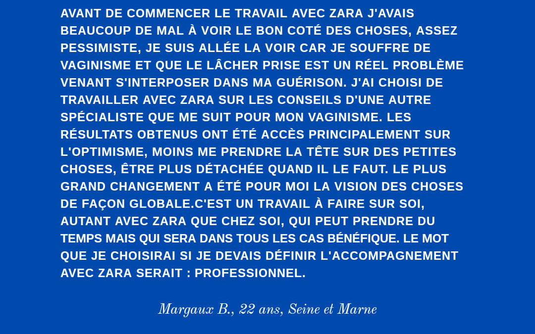 Temoignage de Margaux B