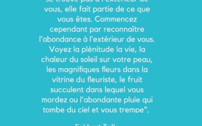 La source de toute abondance