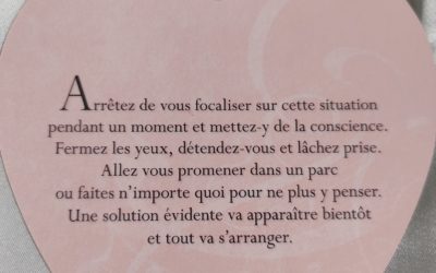 [AIE CONFIANCE]
 Ce matin, je me suis réveillée en…