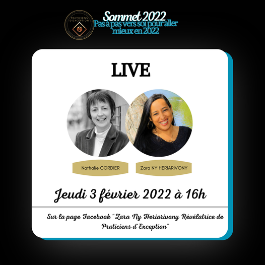 Sommet 2022 : Rendez-vous avec Nathalie Cordier, Fasciathérapeute, sur un live avec Zara Ny Heriarivony