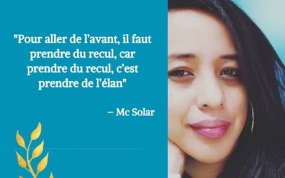 “Pour aller de l’avant, il faut prendre du recul, car prendre du recul, c’est prendre de l’élan » Citation