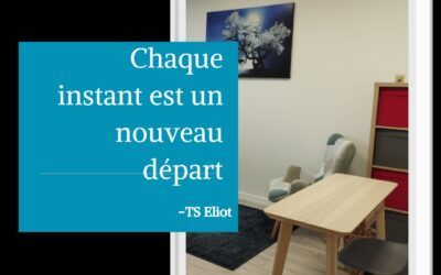 « Chaque instant est un nouveau départ. » —TS Eliot
Et j’espère que ce nouveau ch…