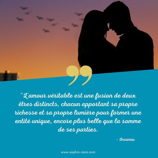 L’amour est une harmonie. Nous sommes tous des individus uniques avec nos propr…