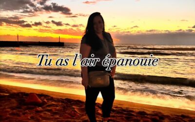 Alors que je suis en vacances, on m’a dit cette phrase: » tu as l’air épanouie « …