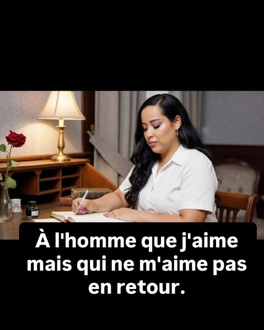 Parfois, on aime profondément.
Et pourtant, quelque chose ne naît jamais de l’au…