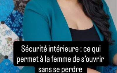 S’ouvrir ne devrait jamais vouloir dire se perdre.
Quand la sécurité se construi…