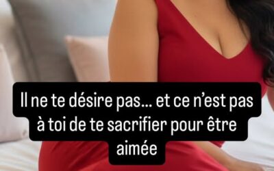 Tu peux l’aimer de tout ton cœur.
S’il ne te désire pas, ça ne deviendra pas de …