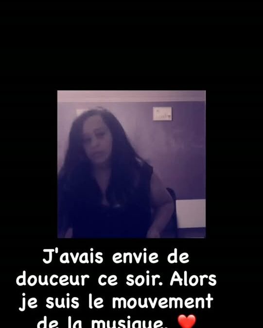 Ce soir j&rsquo;ai envie de douceur, de paix et de simplicité .
Je suis assez fatiguée…